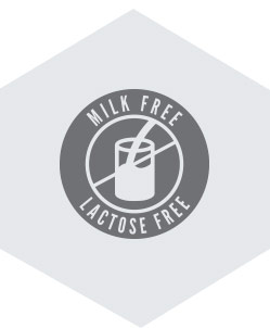 Milk free e lactose free